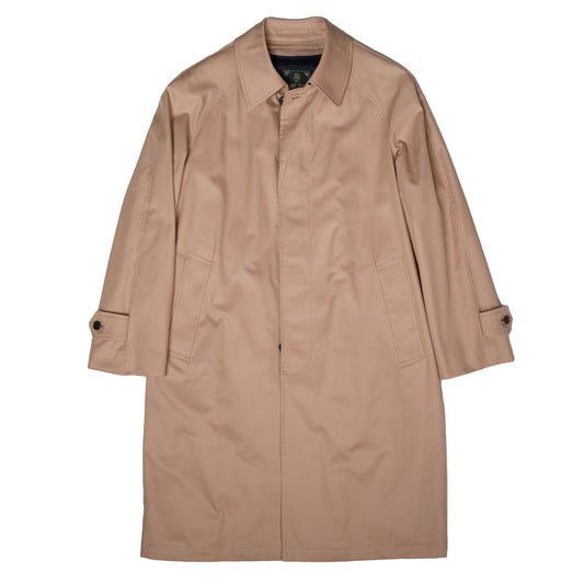 ラグランスリーブ・ステンカラーコート(ベージュ)