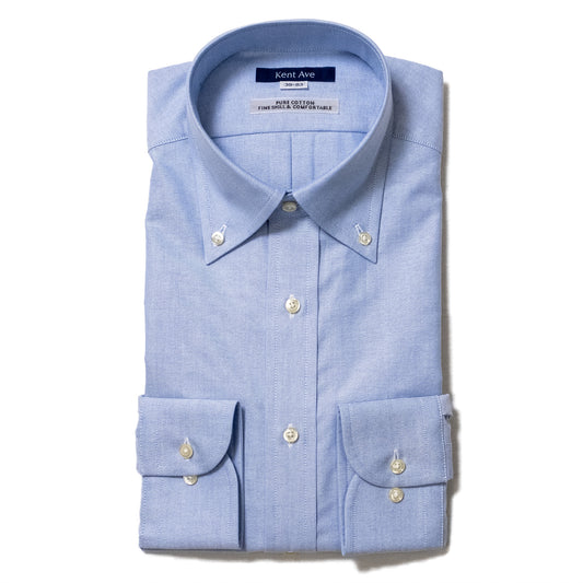 ボタンダウンシャツ(502R_D)BLUE