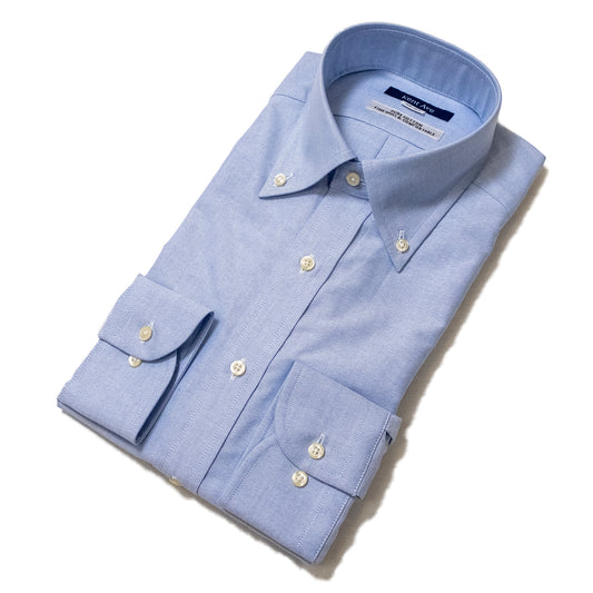 ボタンダウンシャツ(502R_D)BLUE