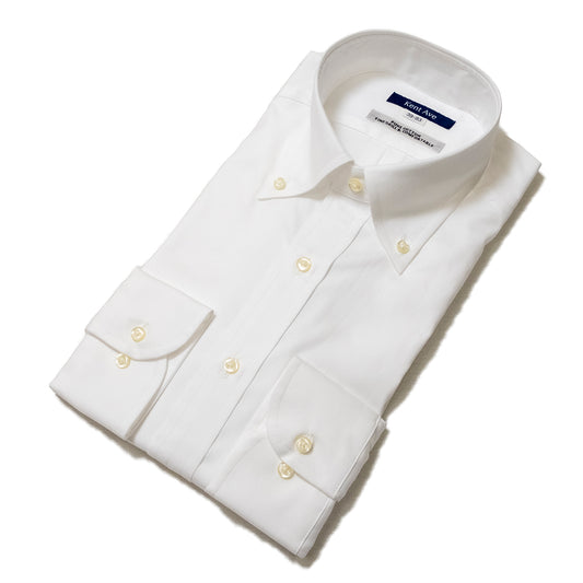 ボタンダウンシャツ（503R_A）WHITE