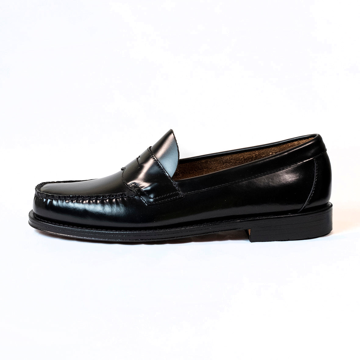 11035H LOGAN / BLACK (Leather Sole)