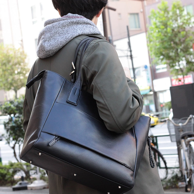 【P.I.D】高機能撥水レザートートバッグ