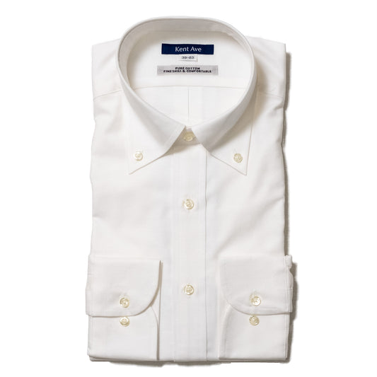 ボタンダウンシャツ（502R_A）WHITE