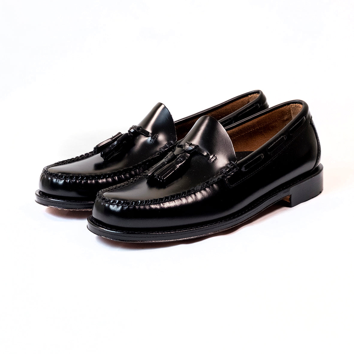 11015H LARKIN / BLACK (LEATHER SOLE)-eastgate.mk